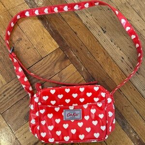 Cath Kidston London Girls Red Heart Crossbody Small Bag